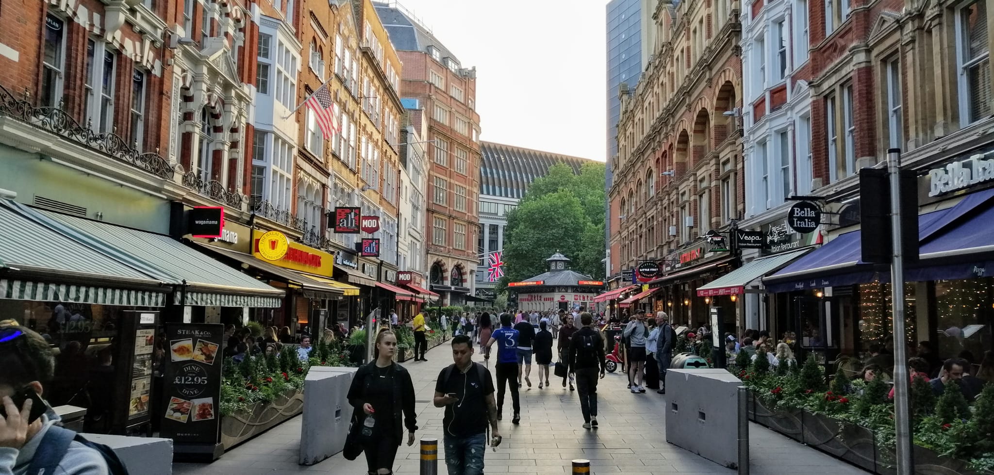 Calle de Londres hacia Piccadilly Circus