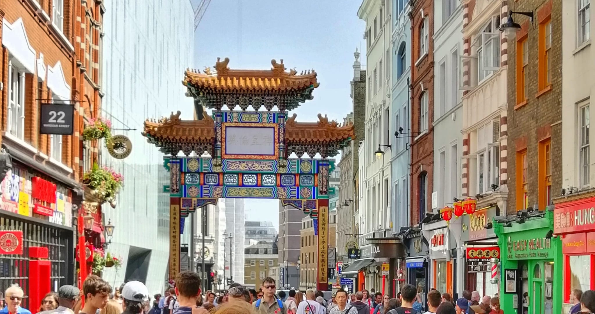 Barrio de Chinatown en Londres