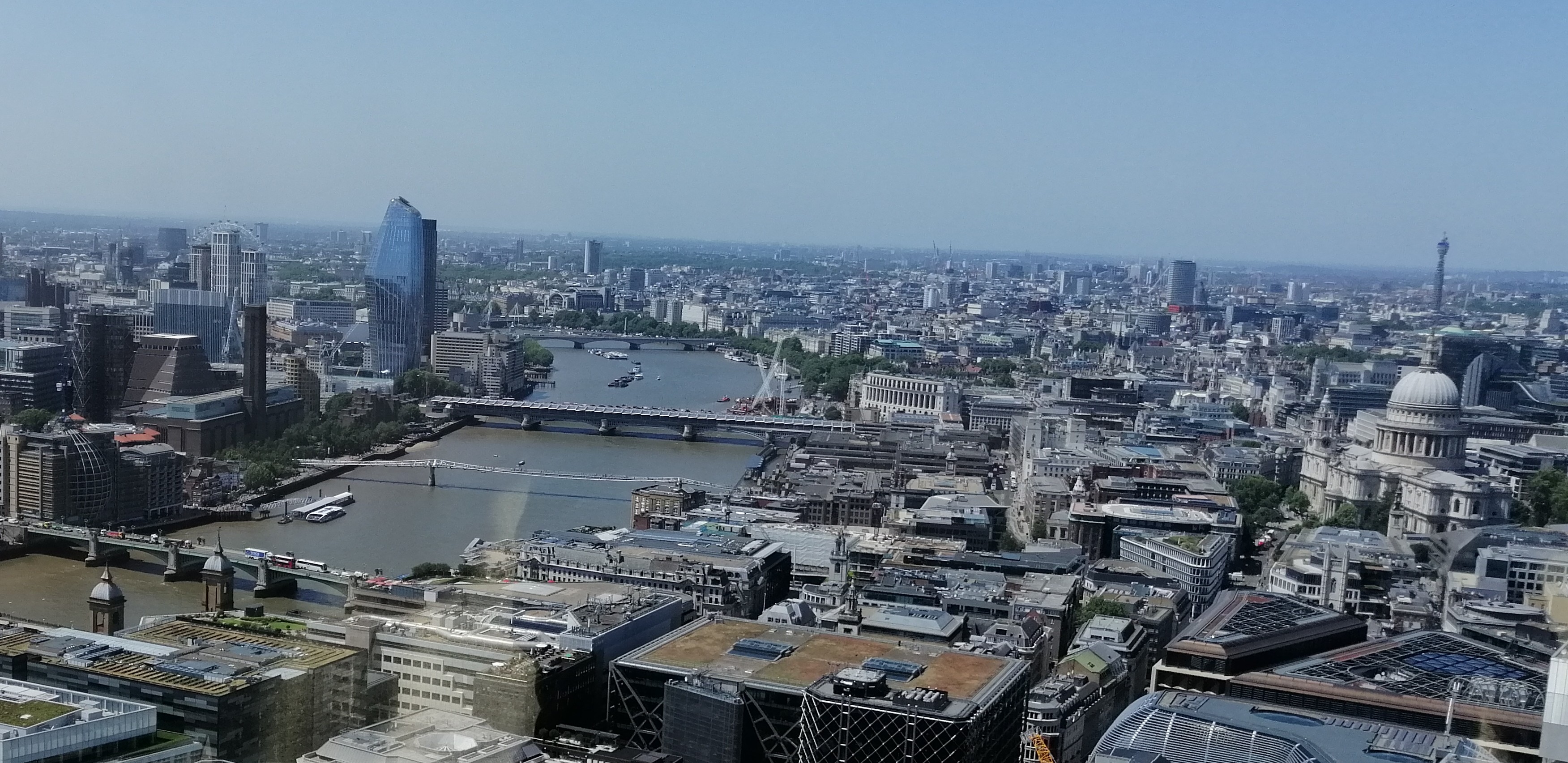 Panorámica de Londres desde el mirador Sky Garden