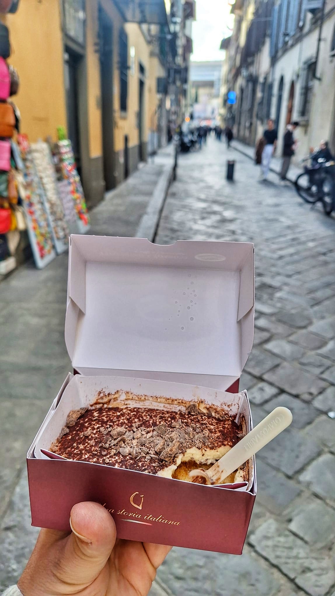 Tiramisu and gelato from Pompi in Florence