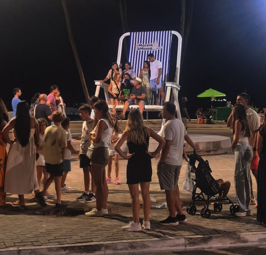La Cadeira Gigante - todo un lugar emblemático de Maceió.
