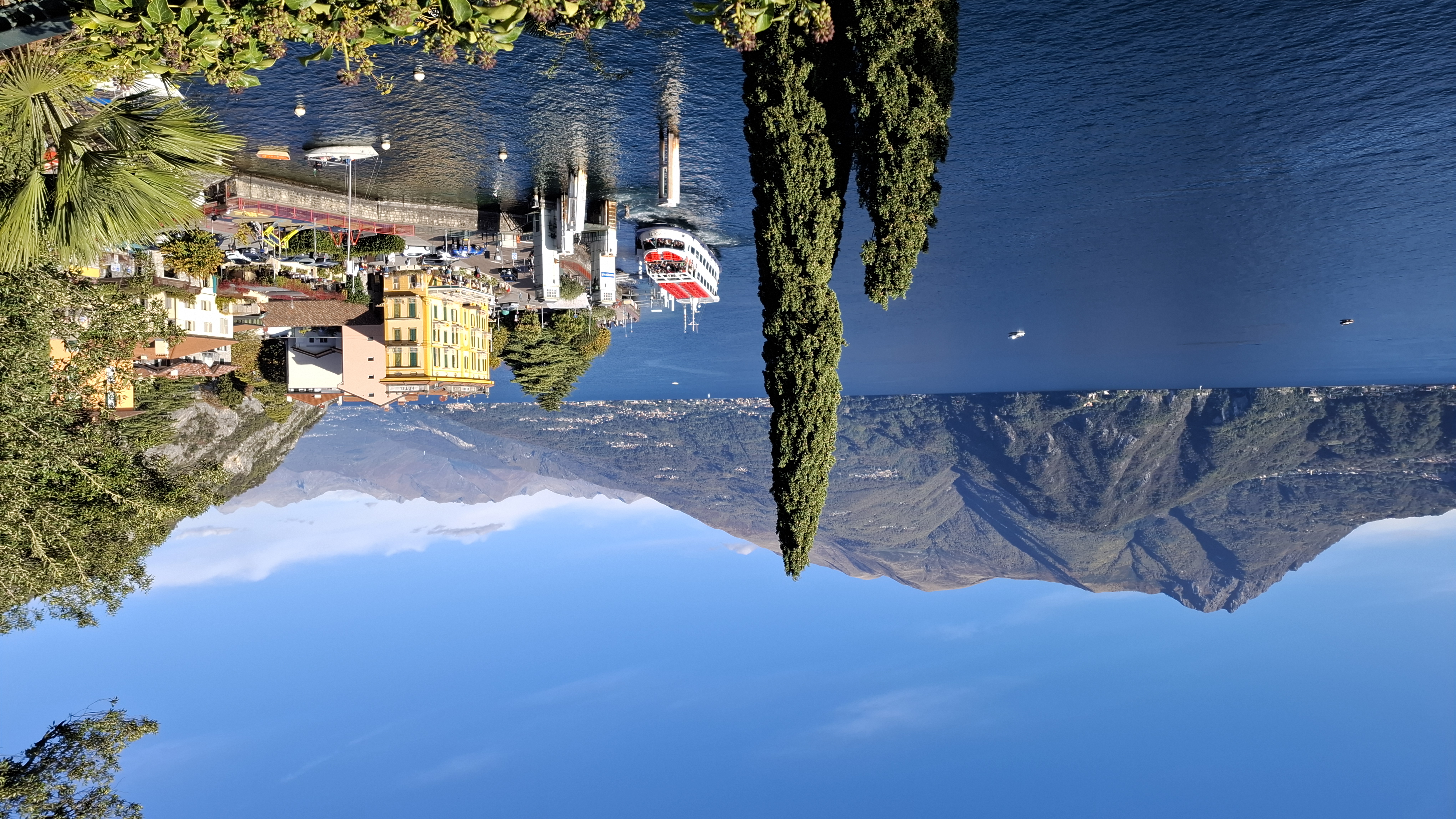 Vista del Lago di Como desde Varenna