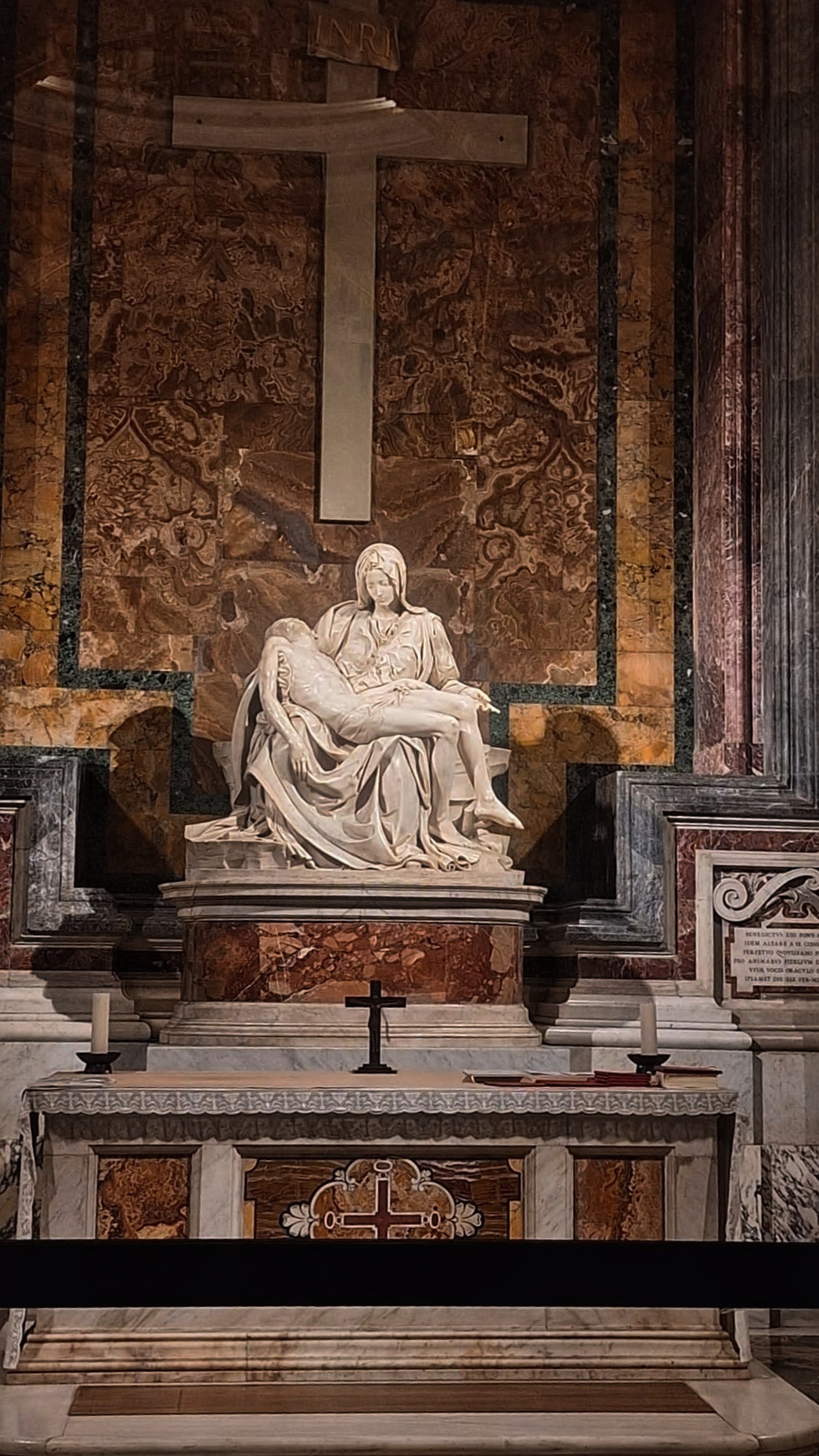 La Piedad de Miguel Ángel en la Basílica de San Pedro